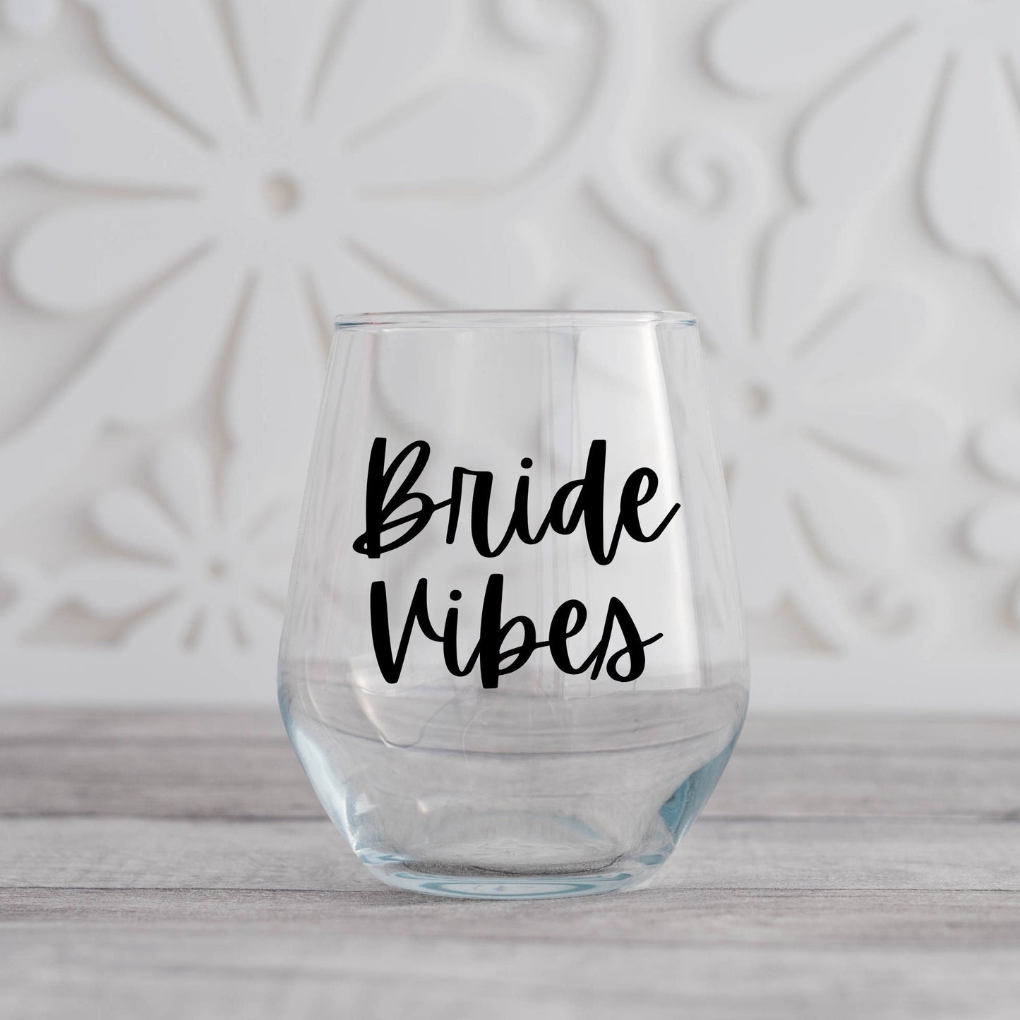 Bride Vibes Wine Glass
