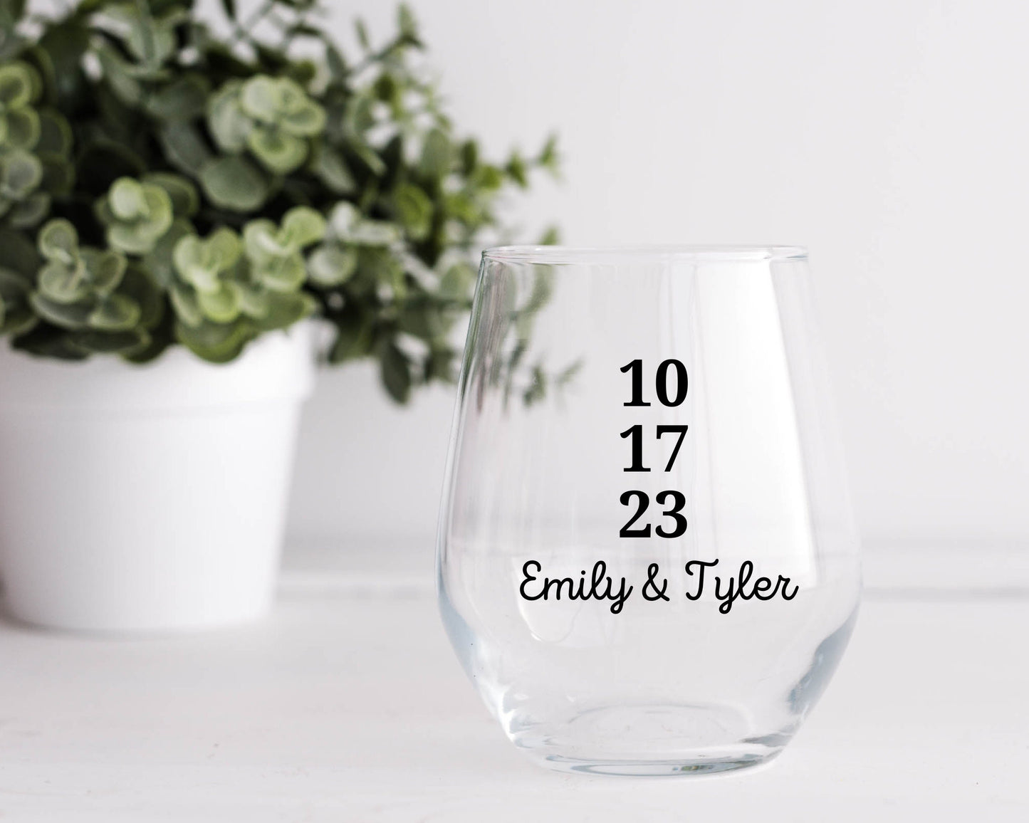 24pcs Wine Glass Wedding Favors