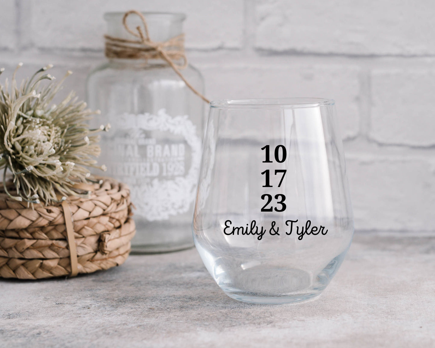 24pcs Wine Glass Wedding Favors