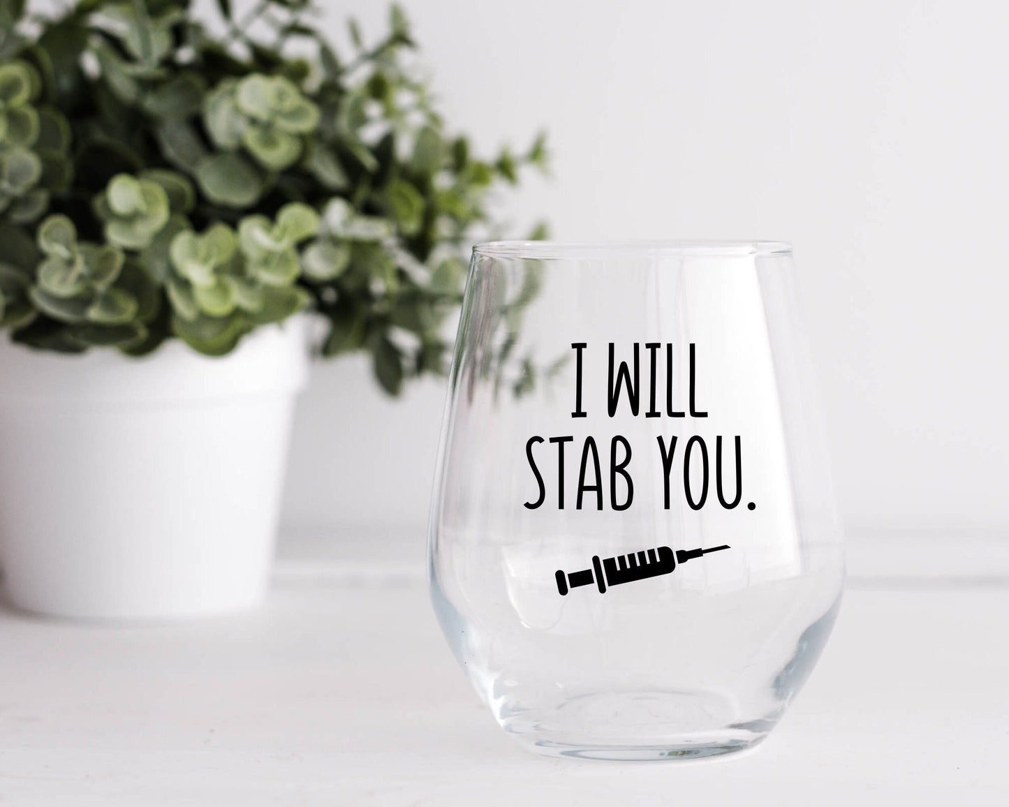 Nurse Student Wine Glass