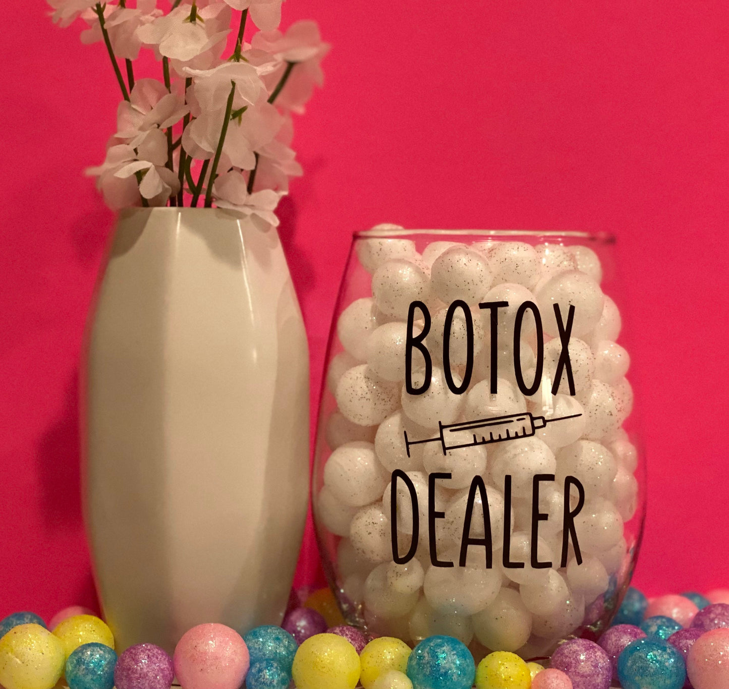 Botox Dealer Wine Glass