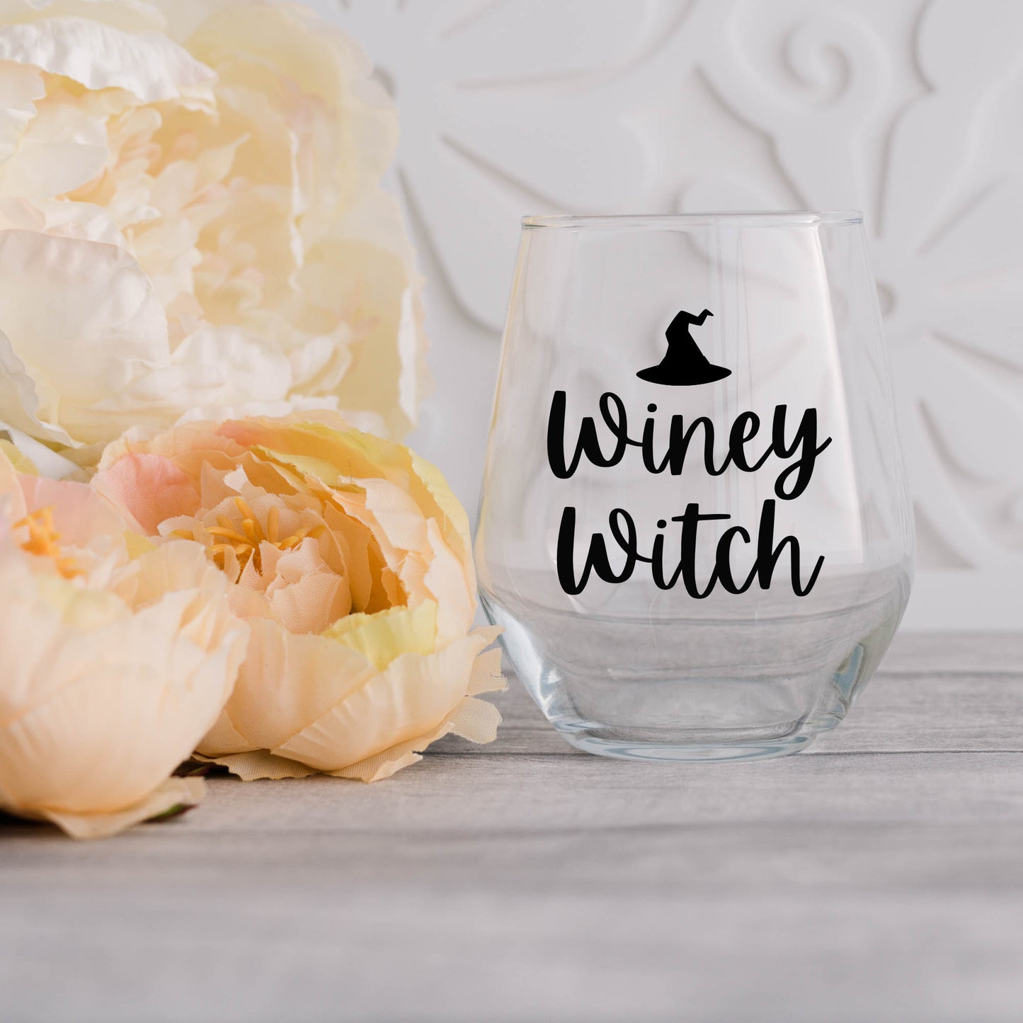 Winey Witch Wine Glass
