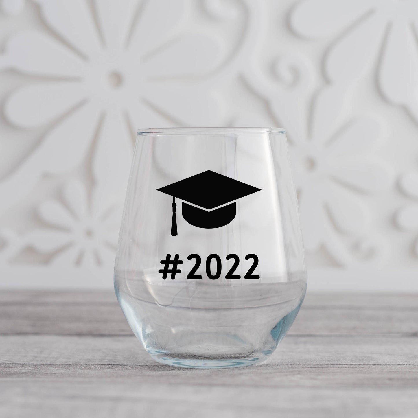 2022 Graduation Wine Glass