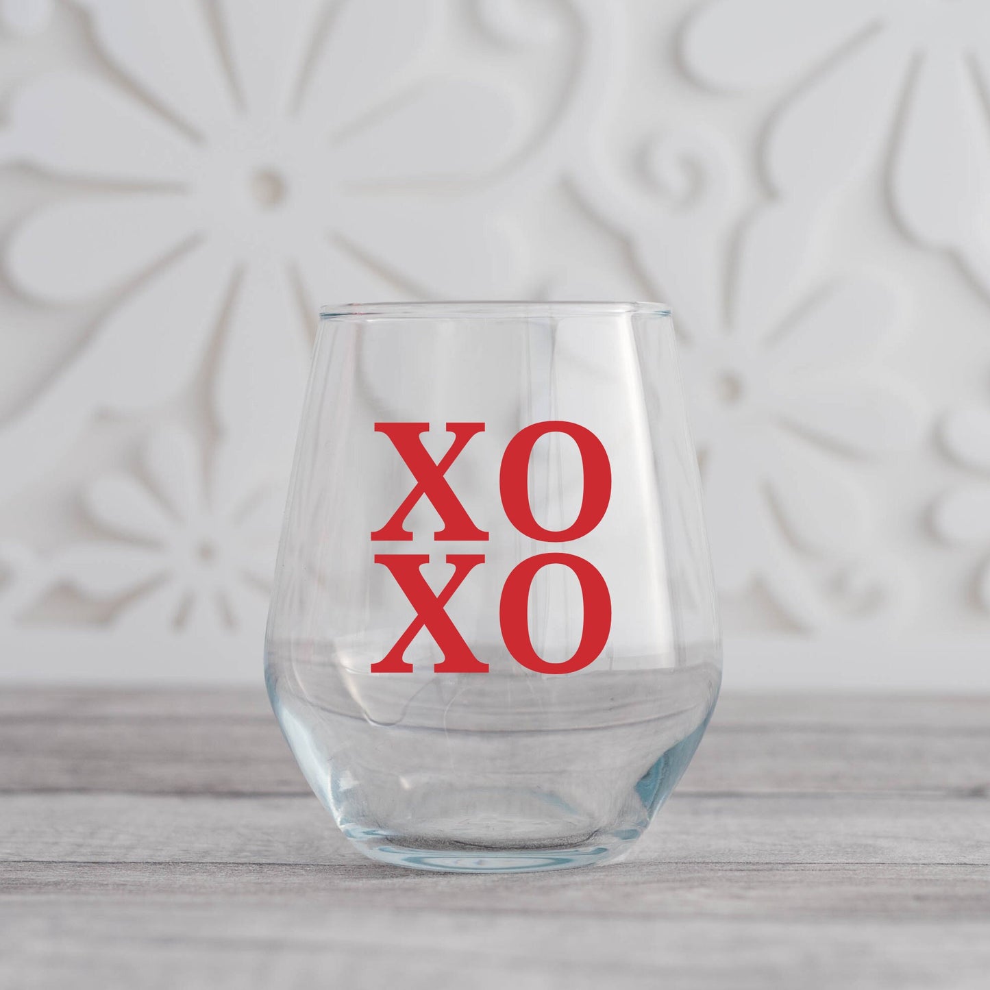 Valentine's Day Wine Glass