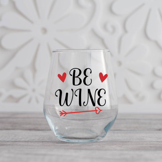 Valentine's Day Wine Glass