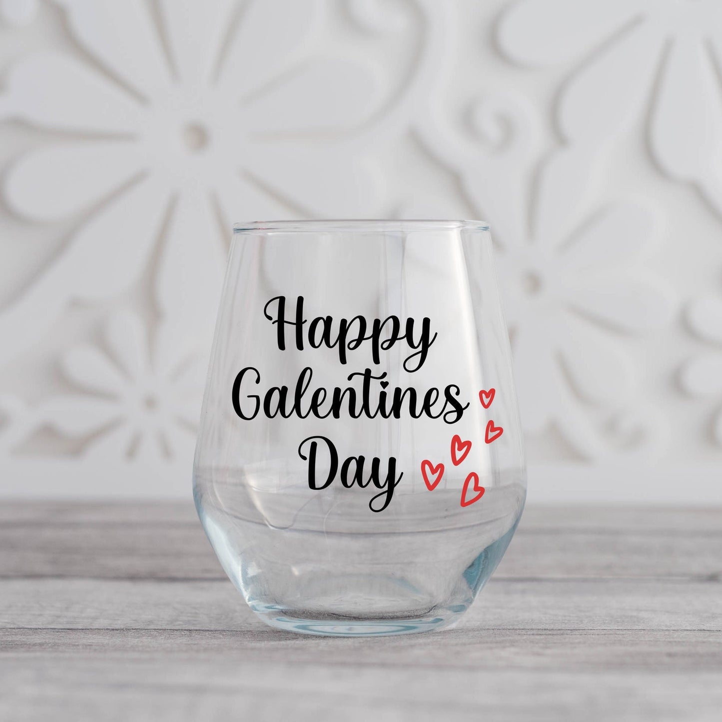 Valentine's Day Wine Glass