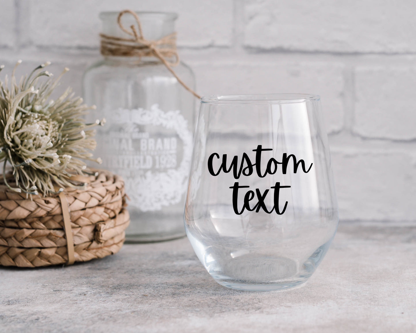 Custom Wine Glass