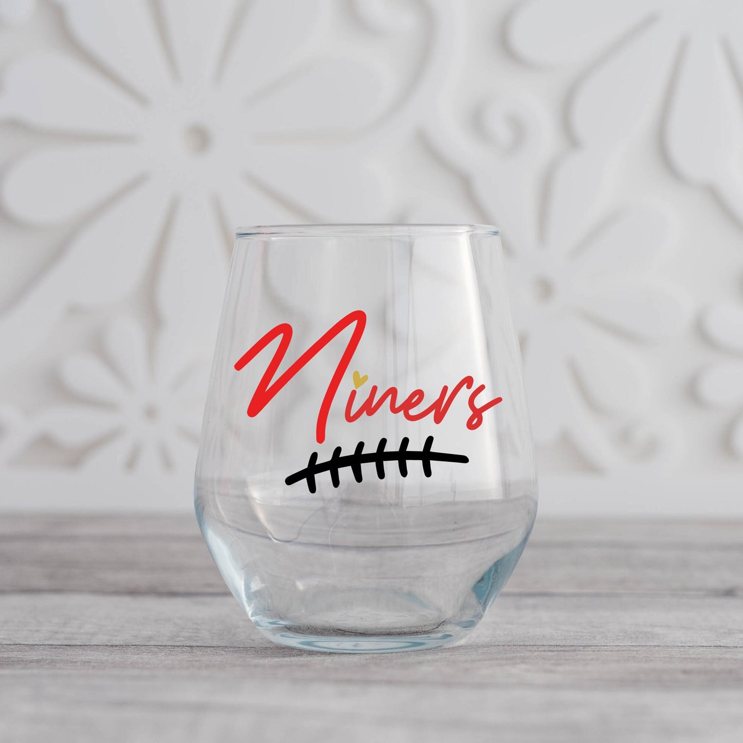 49ers Wine Glass