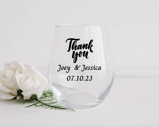 24pcs Wine Glass Wedding Favors