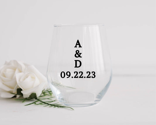 24pcs Wine Glass Wedding Favors