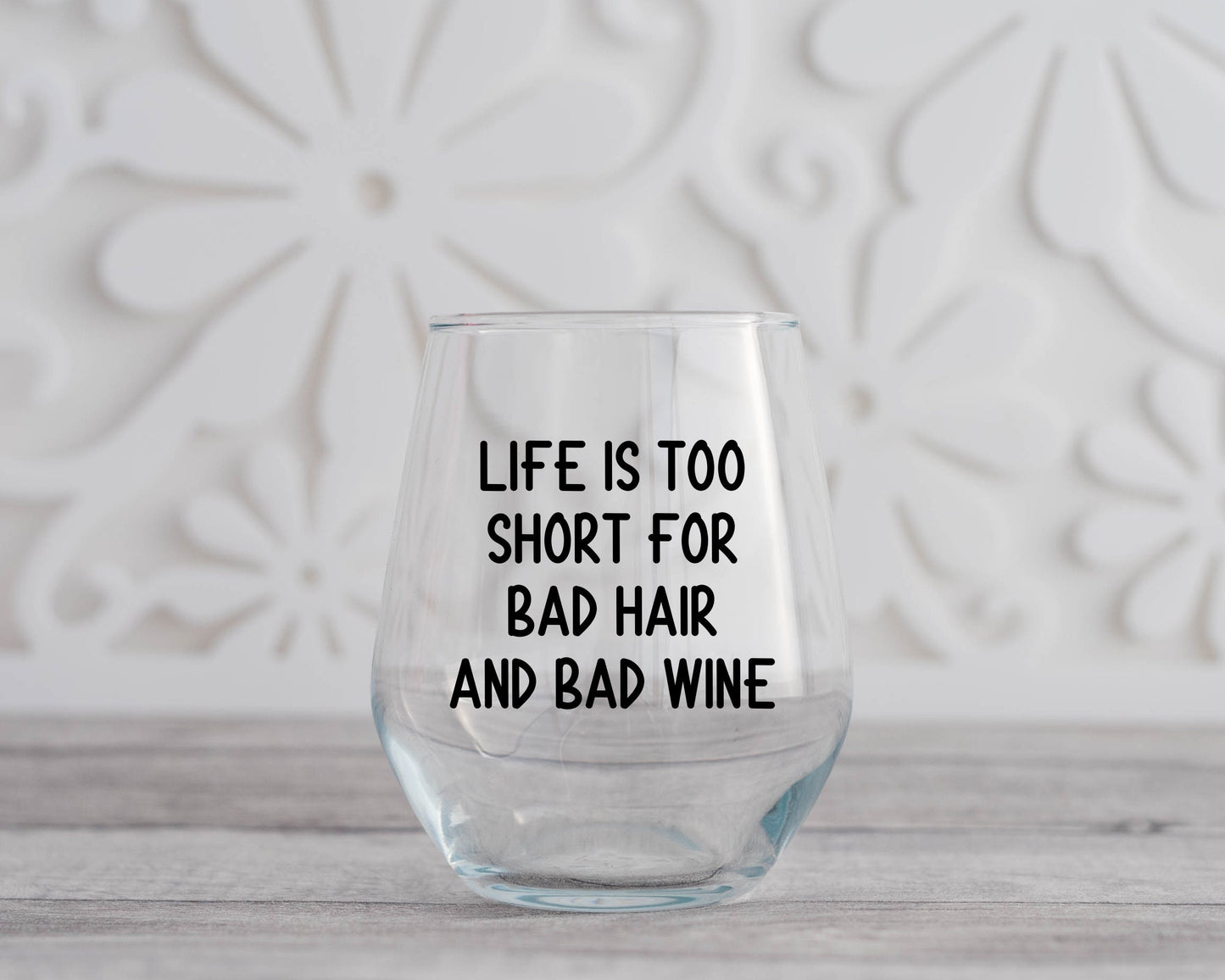 Hairdresser Wine Glass